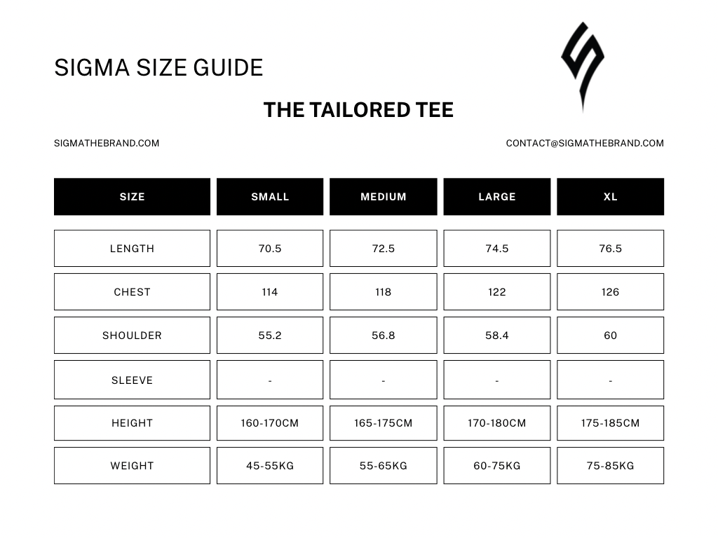 The Tailored Tee - Sigma - 